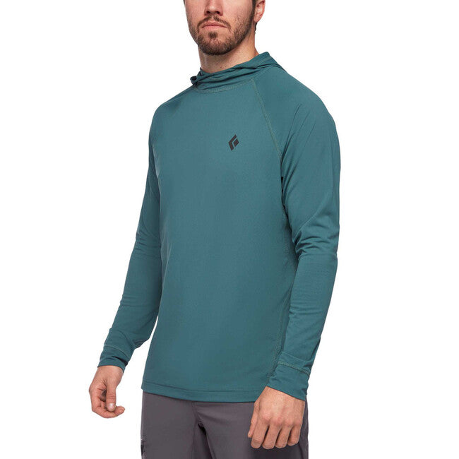 Black Diamond Alpenglow Women's Men's Hoodie, Black