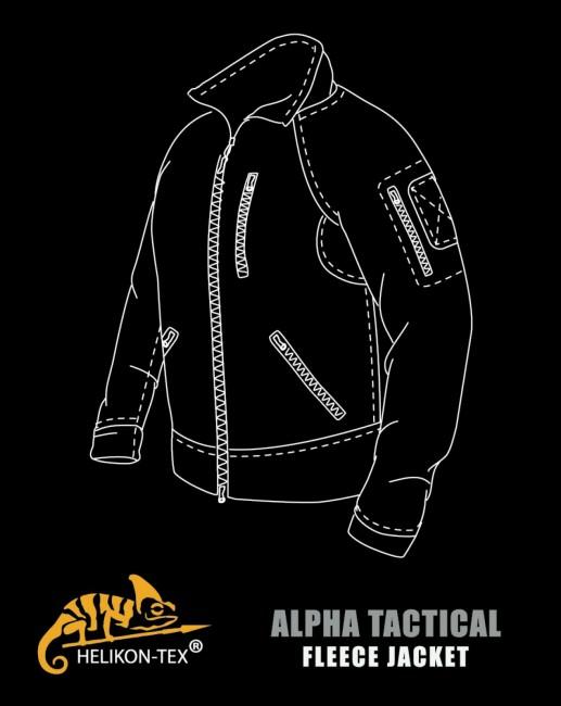 Helikon-Tex Alpha Tactical Fleece Jacket, Olive