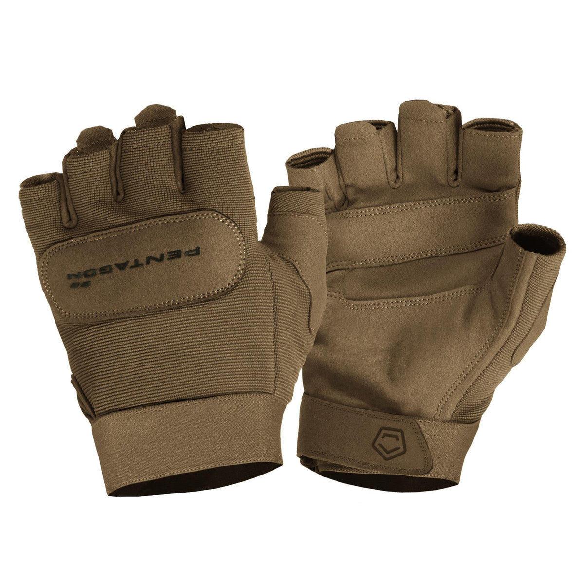 Pentagon Duty Mechanic Fingerless Gloves, Coyote