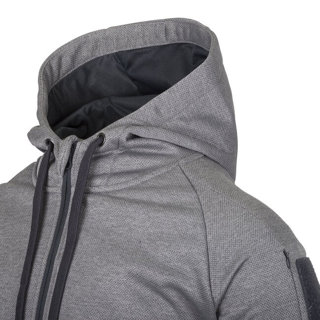 Helikon-Tex Urban Tactical Hoodie Full Zip, Melange Black-Grey