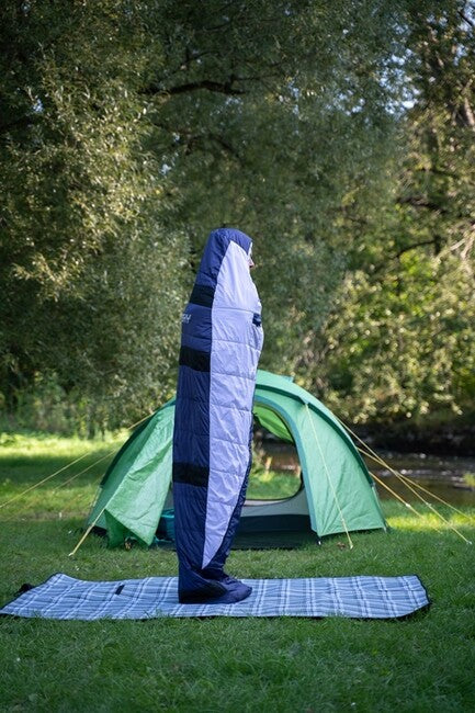 HUSKY Enemy Synthetic Three-Season Sleeping Bag -12, Blue