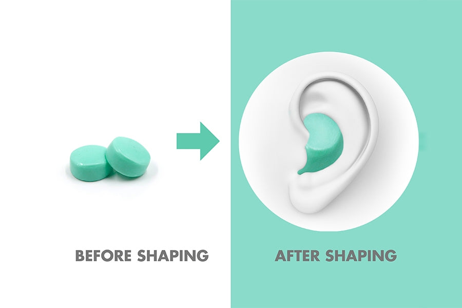 Haspro 6P Silicone Ear Plugs, White