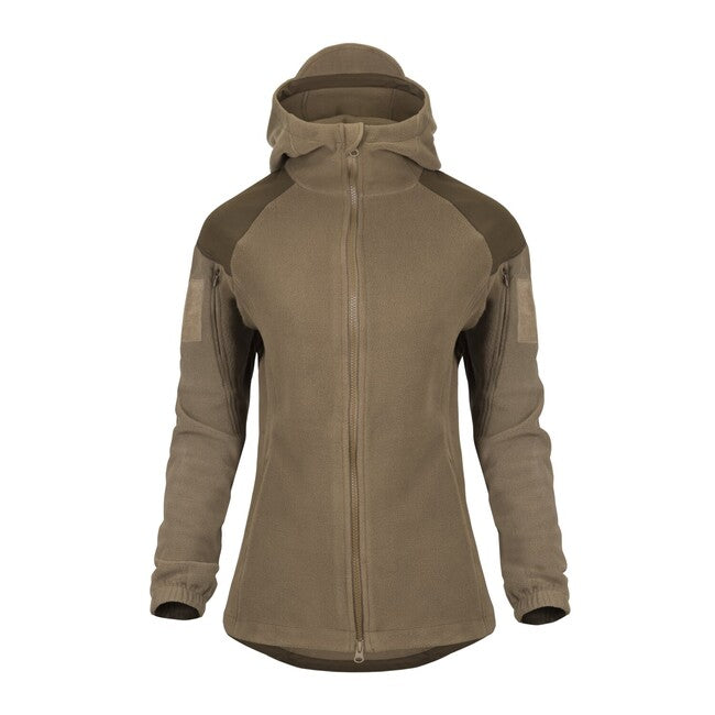 Helikon-Tex Women's CUMULUS Fleece Hoodie, Coyote