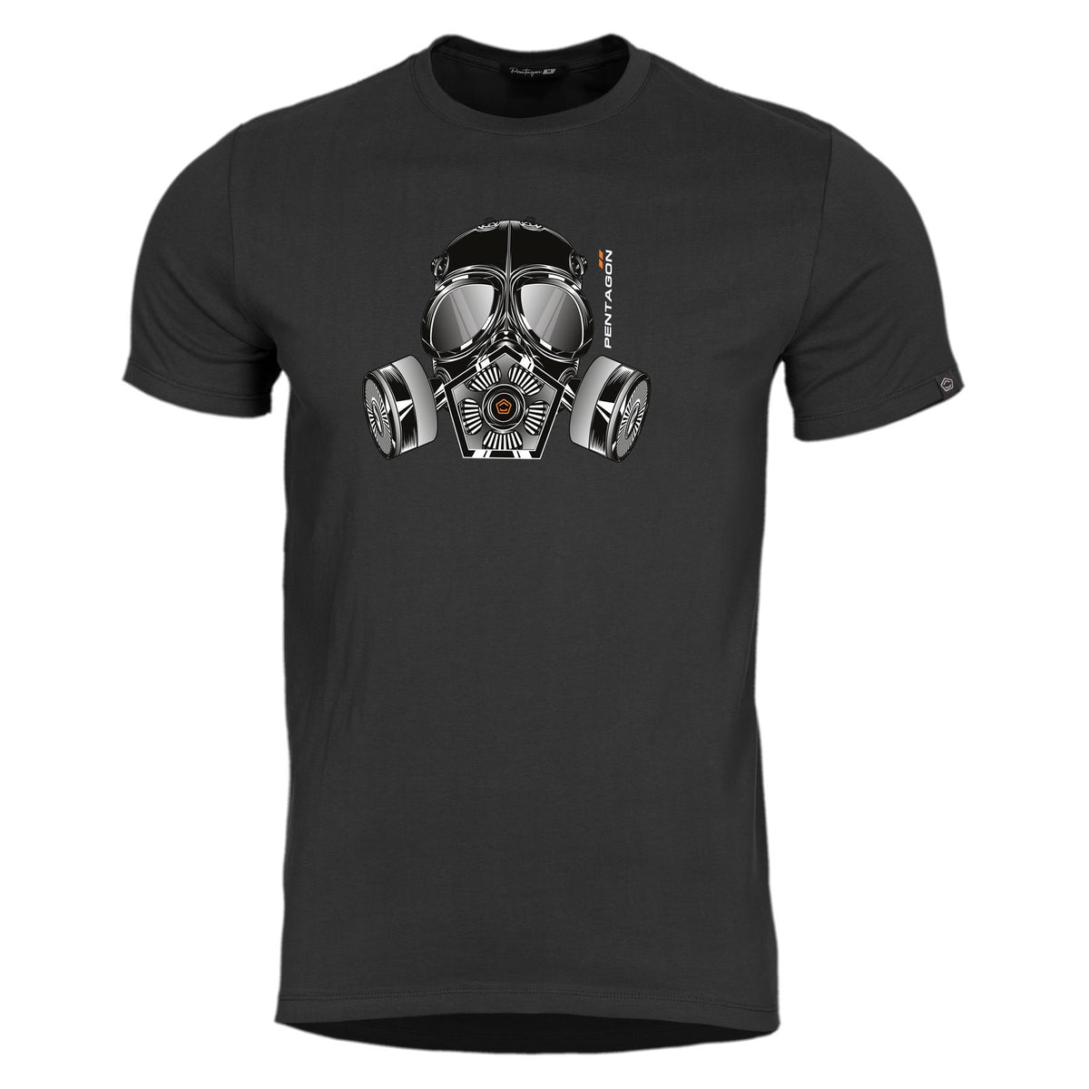 Pentagon Gas Mask T-Shirt, Black