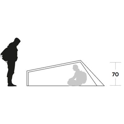 Ferrino Piuma Tent 1 Person, Terracotta