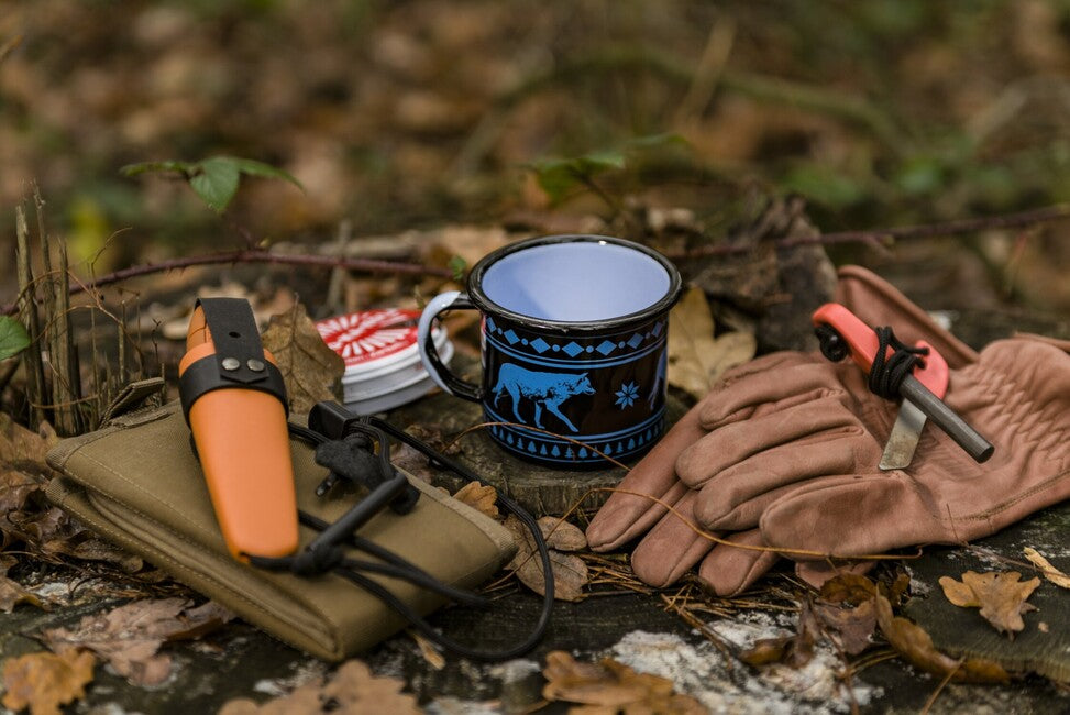 Helikon-Tex Enameled Mug WOLF 0.35L - Blue Edition