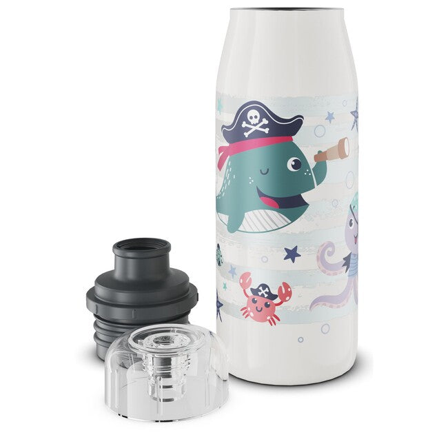 alfi isoBottle Kids Children's Stainless Steel Drinking Bottle 0.35 L, Pirate