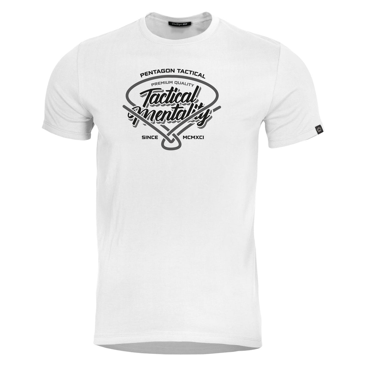 Pentagon Ageron Tactical Mentality T-Shirt, White