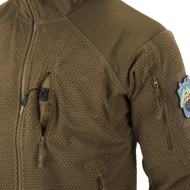 Helikon-Tex Alpha Hoodie Grid Fleece Shadow Grey