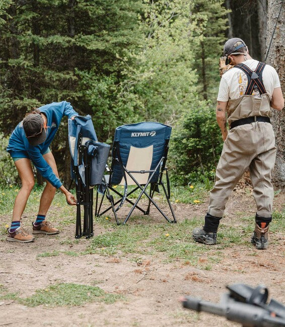 Klymit Switchback Camping Chair, Blue