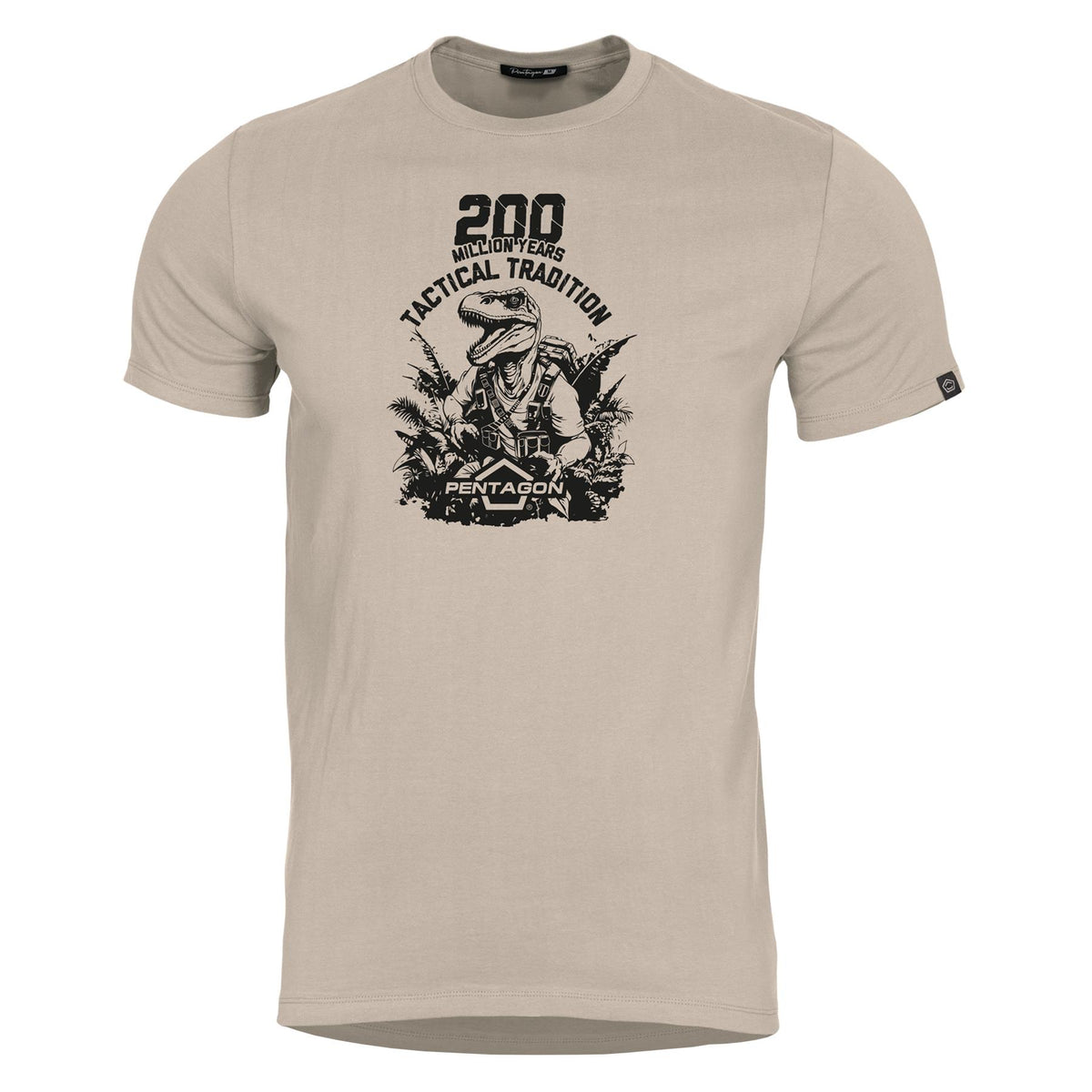 Pentagon T-Rex men's short-sleeve t-shirt, khaki