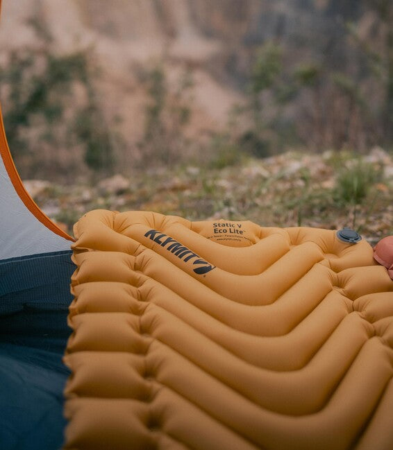 Klymit Static V Lite ECO Sleeping Pad, Light Gold