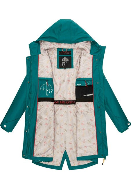 Marikoo Dancing Umbrella Women's Waterproof Jacket