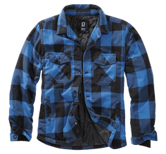 Brandit Lumber Jacket, Black and Navy Blue