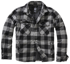 Brandit Lumber Jacket, Black/Charcoal