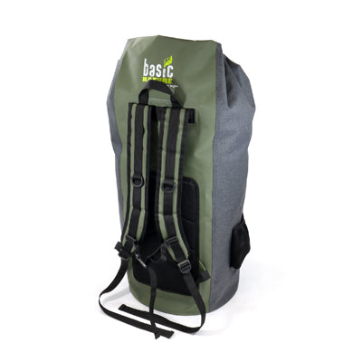 BasicNature Waterproof Bag 90L, Grey-Green
