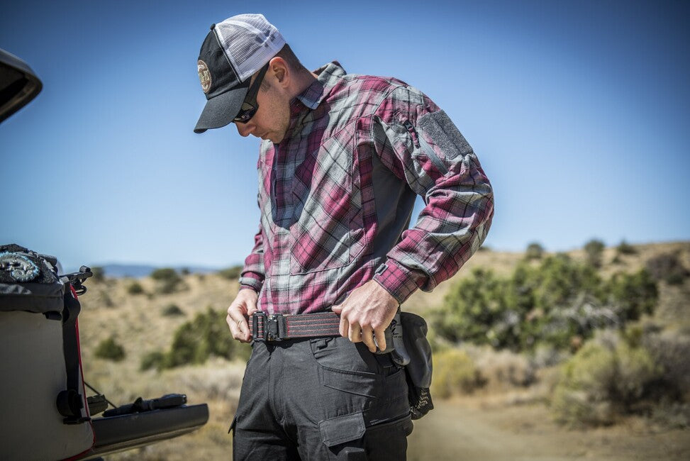 Helikon-Tex MBDU Flannel Shirt, Blue Checkered