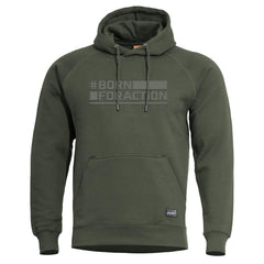 Pentagon Born For Action Hoodie, Camo Green