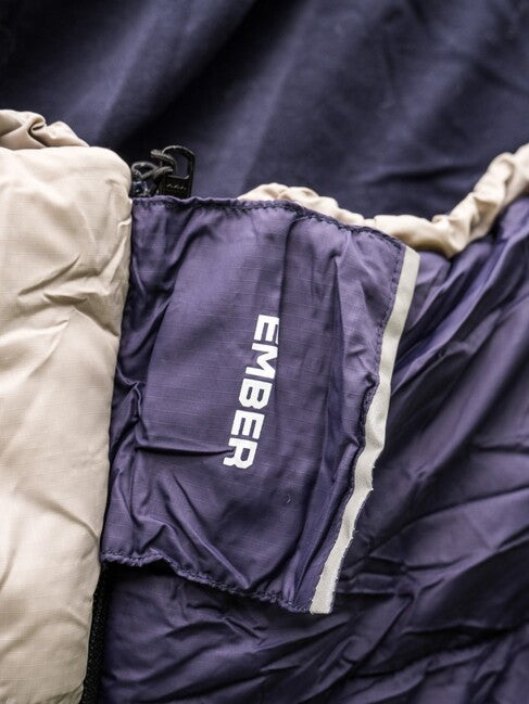 HUSKY Ember Synthetic Three-Season Sleeping Bag -15°C, Navy Blue/Grey