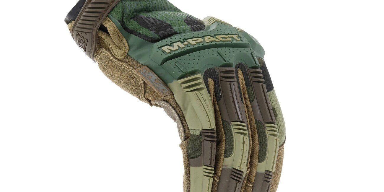 Mechanix M-Pact Impact Protection Gloves, Woodland Camo