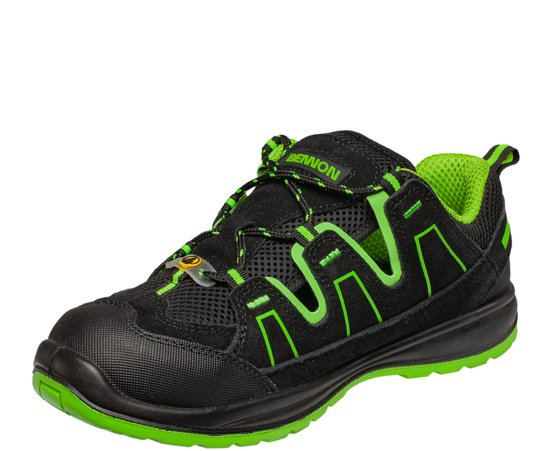 Bennon Alegro S1P ESD Work Boots, Green