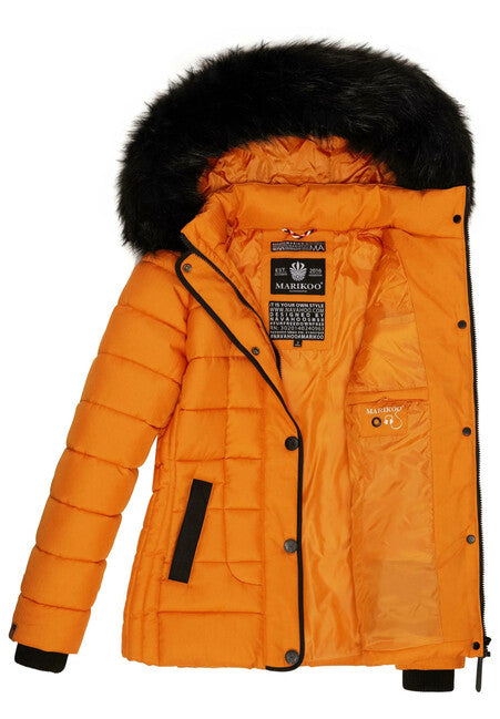 Marikoo Unique Women's Winter Jacket with Hood