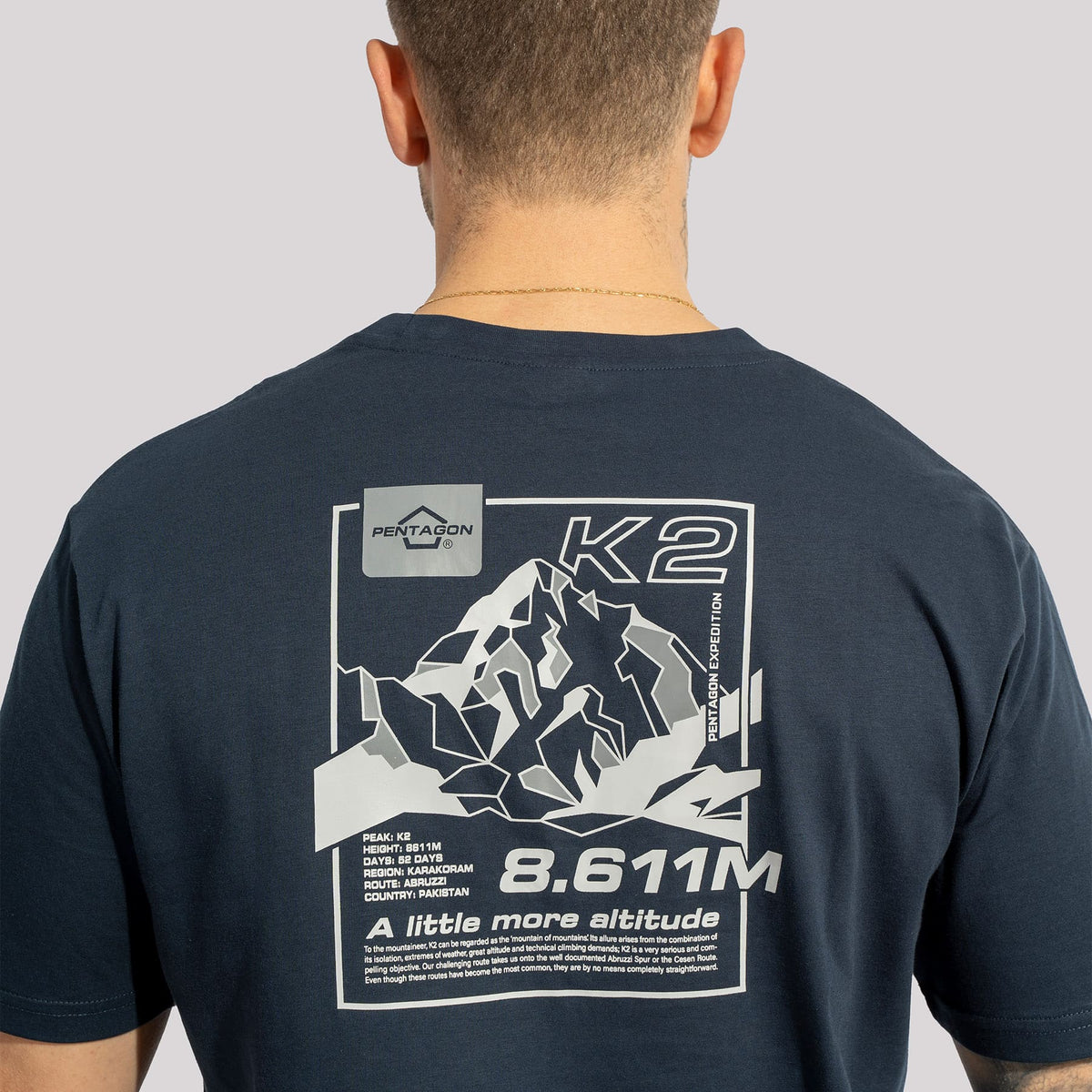 Pentagon K2 Mountain T-Shirt, Navy Blue