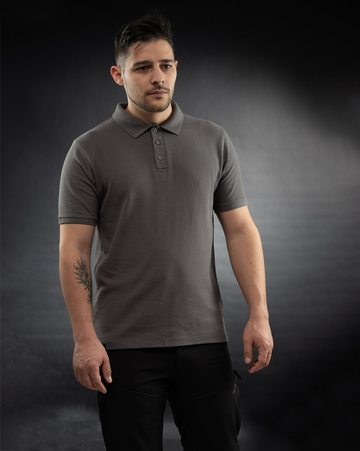 Pentagon Aniketos polo majica, črna