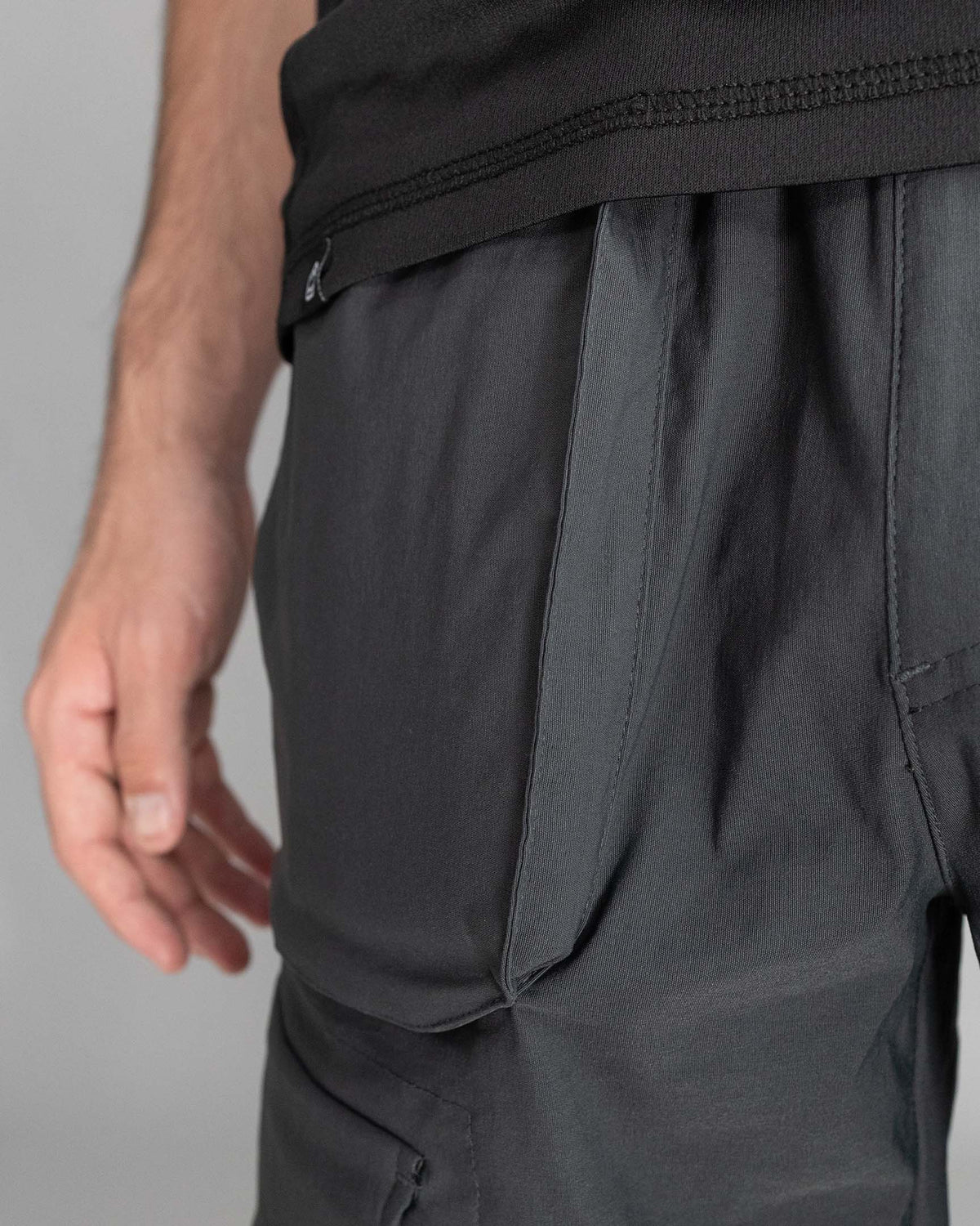 Pentagon Arden functional shorts, black