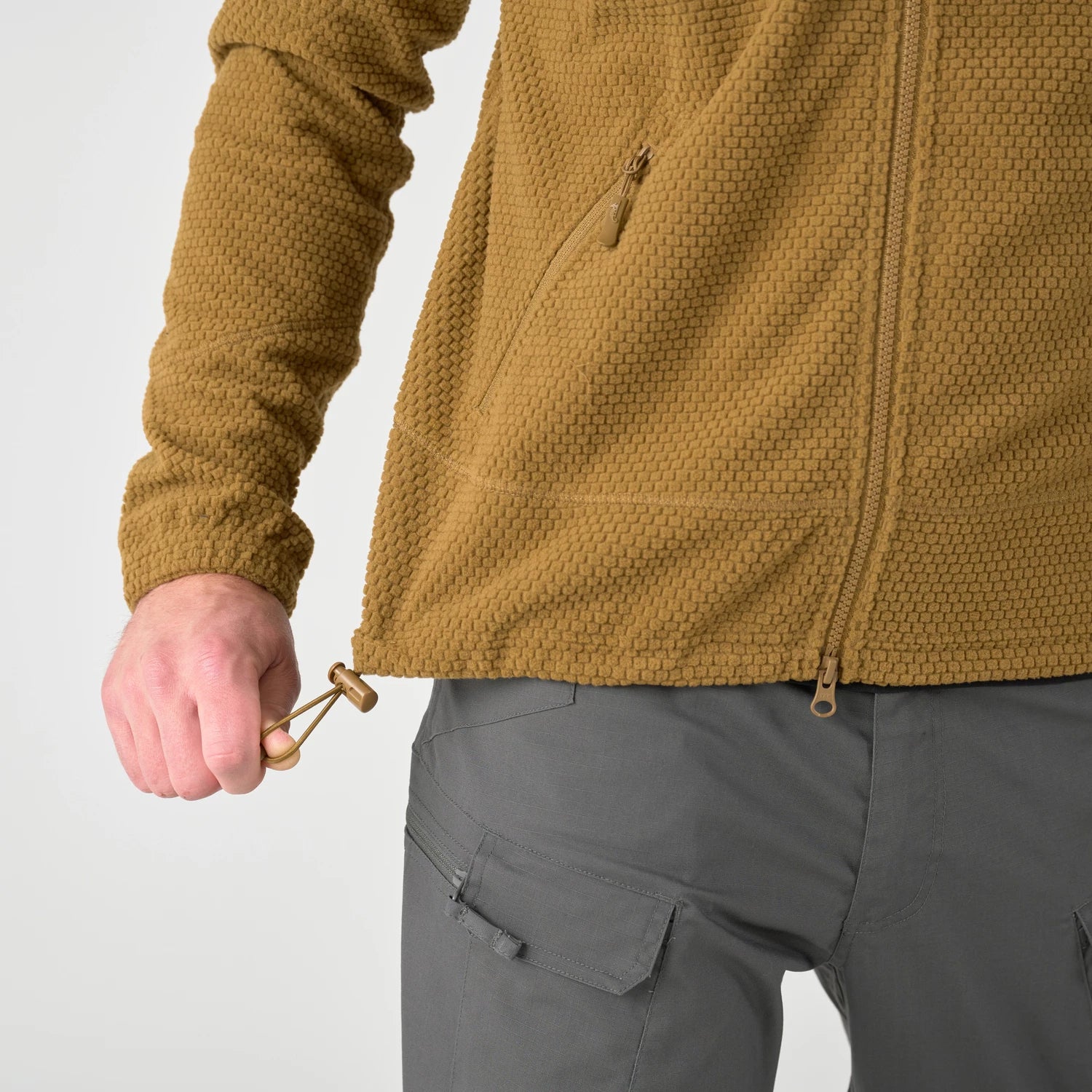 Helikon-Tex Alpha Tactical flisová bunda, coyote – detail 8