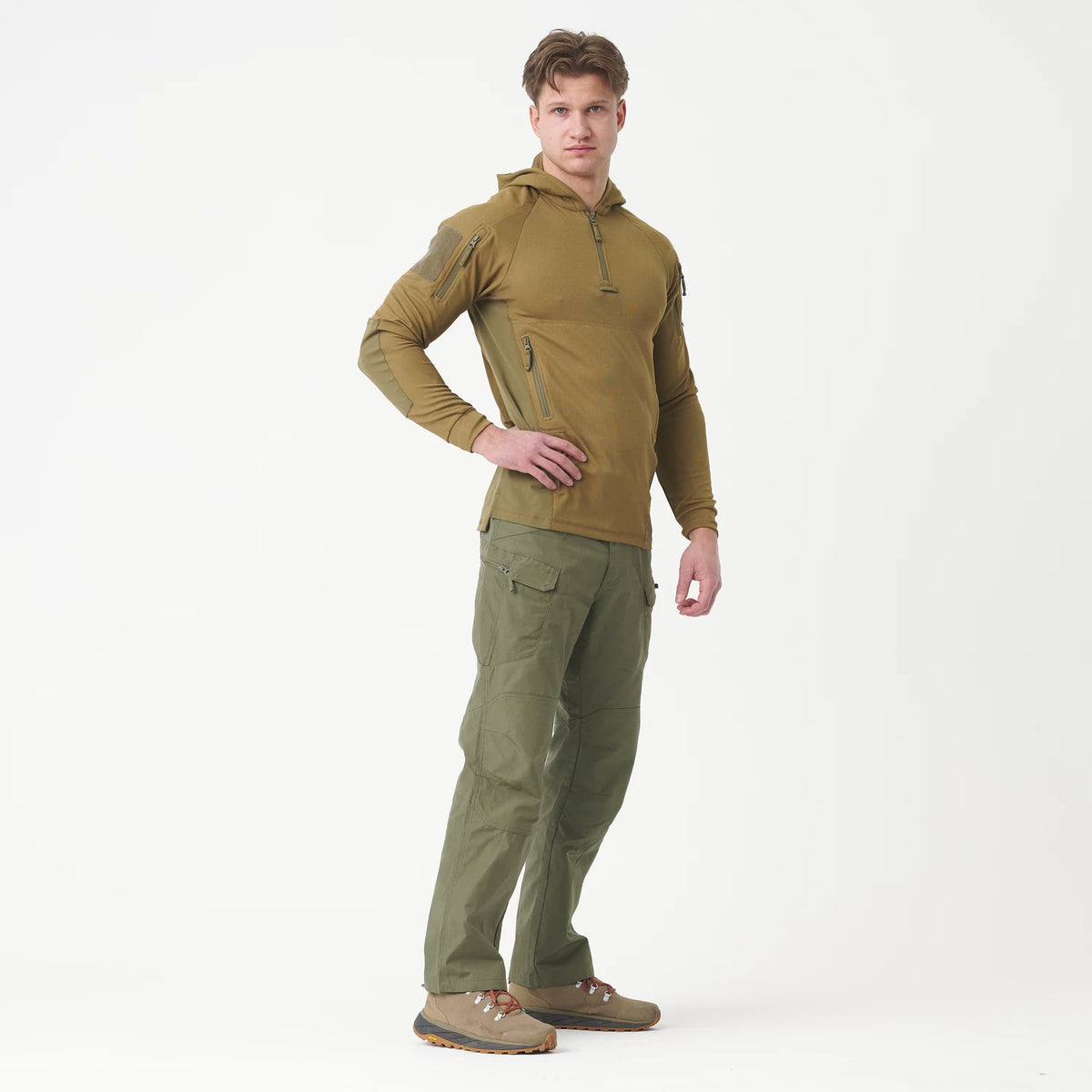 Helikon-Tex Range Hoodie mikina TopCool, sivá/čierna – detail 1
