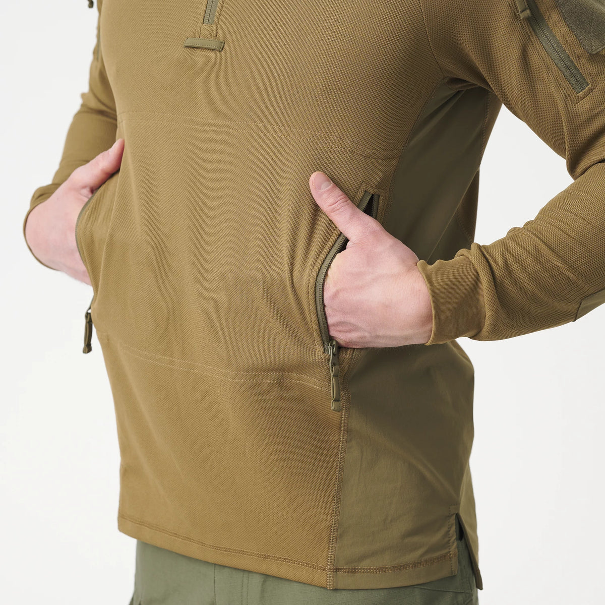 Helikon-Tex Range Hoodie mikina TopCool, sivá/čierna – detail 4