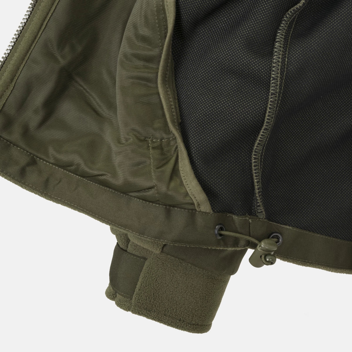 Helikon-Tex Classic Army spevnená flisová bunda, olivová – detail 1