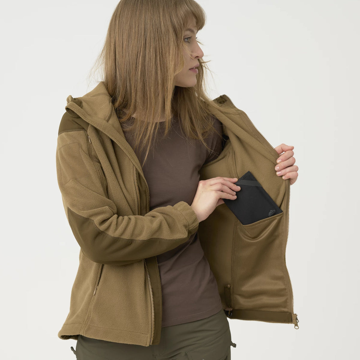 Helikon-Tex CUMULUS mikina dámska Heavy Fleece, Shadow Grey – detail 8