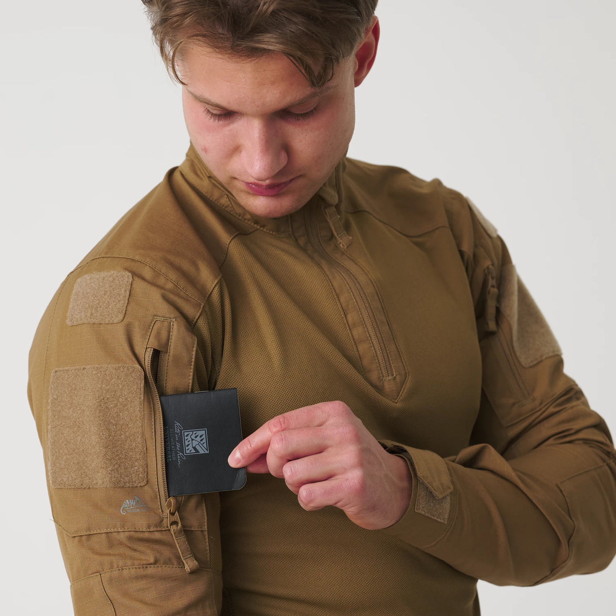 Helikon-Tex MCDU Combat tričko NyCo Ripstop, Coyote – detail 3