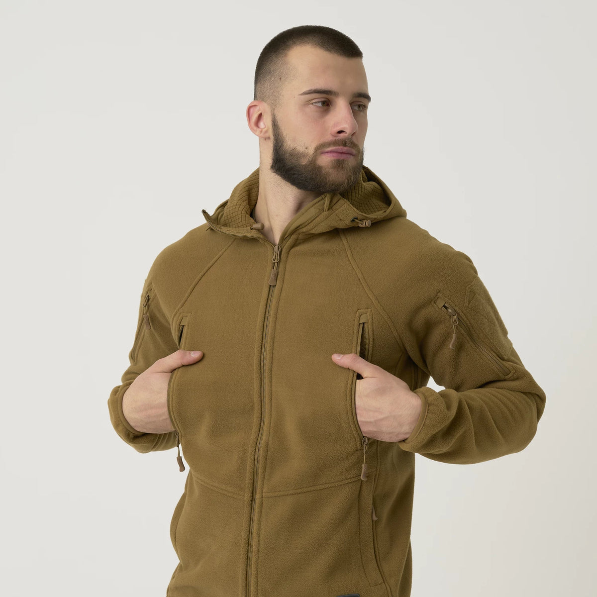 Helikon-Tex Patriot Mk 2 Hybrid Fleece mikina, Tiger Stripe – detail 2