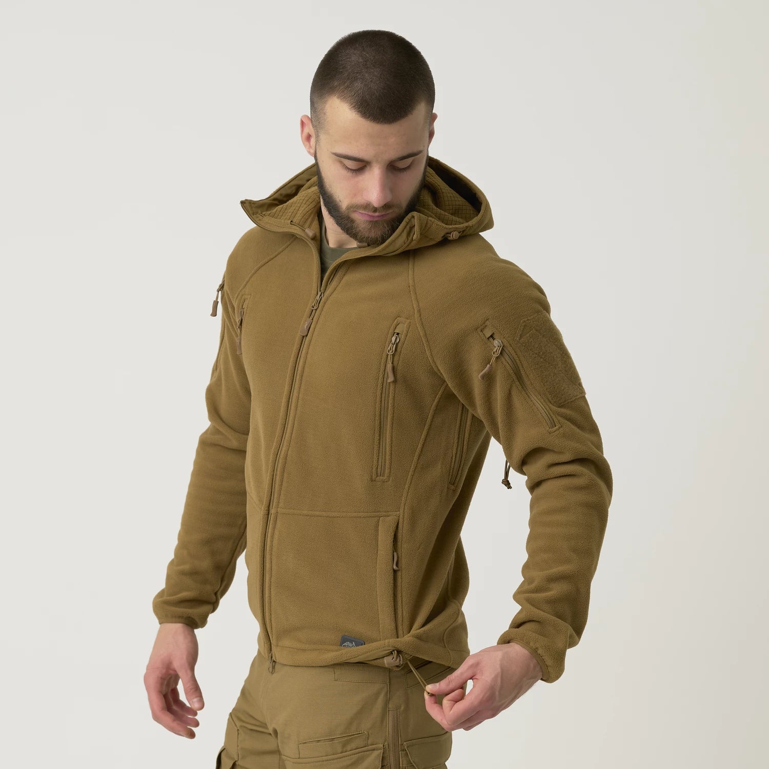 Helikon-Tex Patriot Mk 2 mikina Hybrid Fleece, Olive Green – detail 7