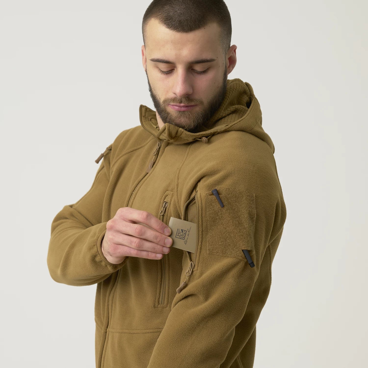 Helikon-Tex Patriot Mk 2 mikina Hybrid Fleece, Olive Green – detail 9