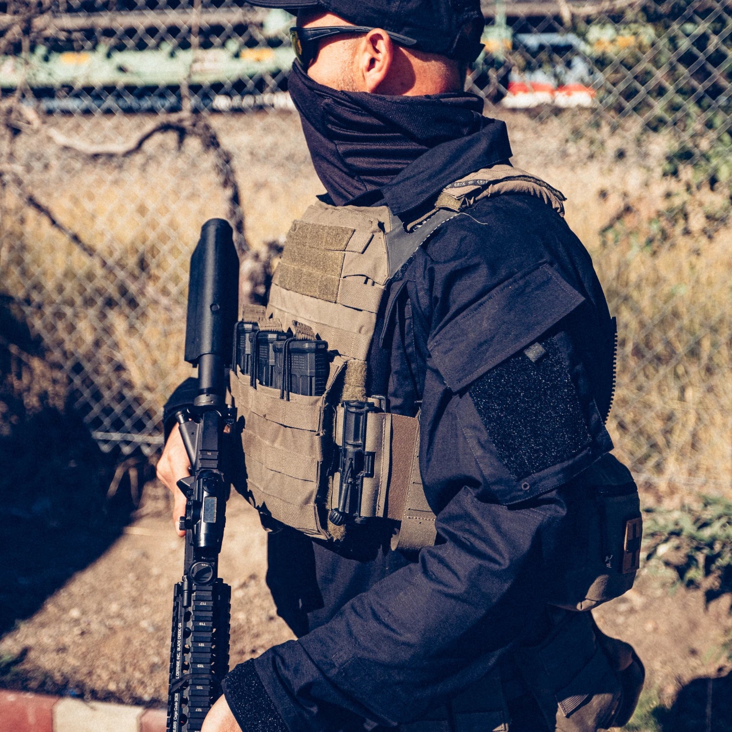 Helikon-Tex Raid blúza Ripstop, čierna – v použití 1