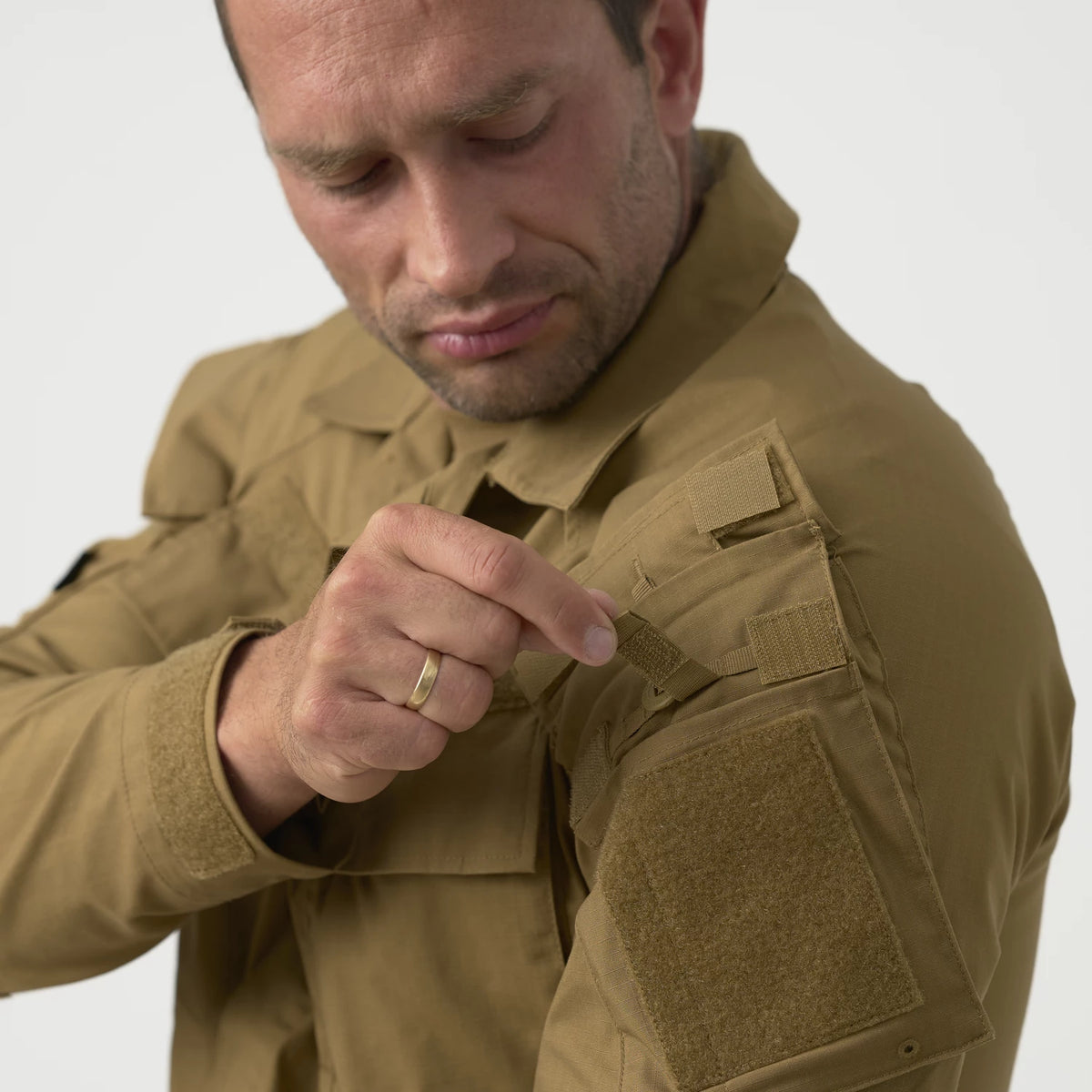 Helikon-Tex Raid blúza Ripstop, US Woodland – detail 6