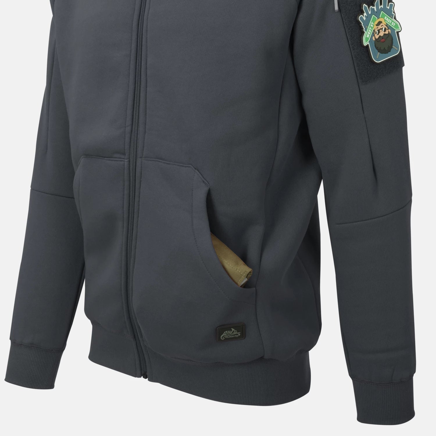 Helikon-Tex mestská mikina taktická FullZip, Blue – detail 3