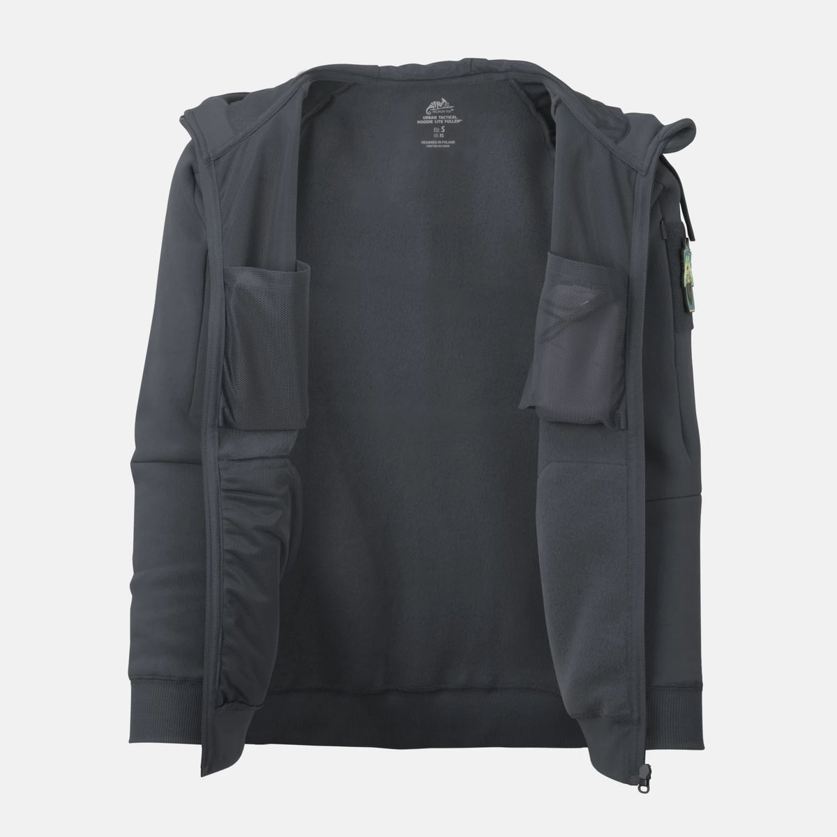 Helikon-Tex Mestská mikina taktická FullZip, Grey – detail 4