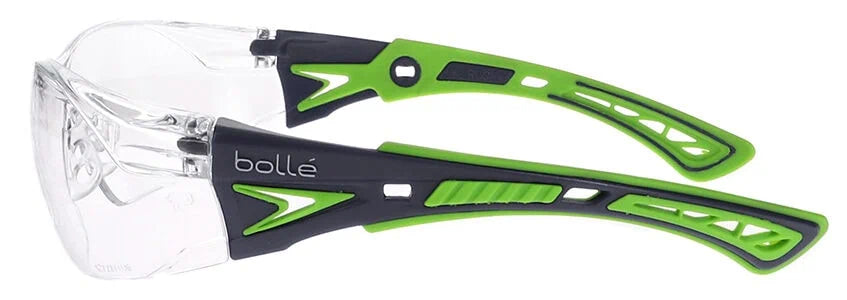 Bolle BSSI RUSH+ Protective Eyeglasses with Clear Lenses