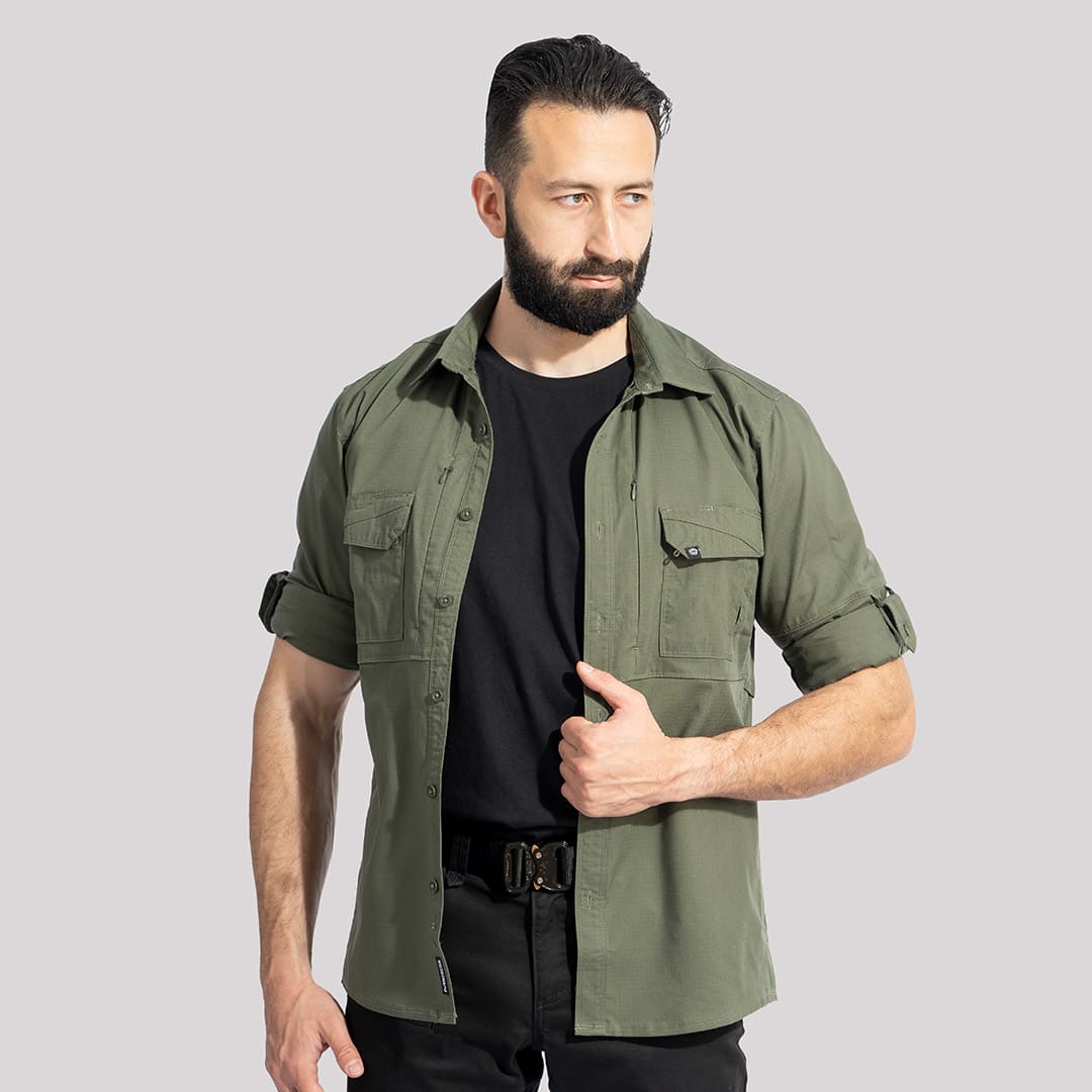 Pentagon Plato Shirt, Black