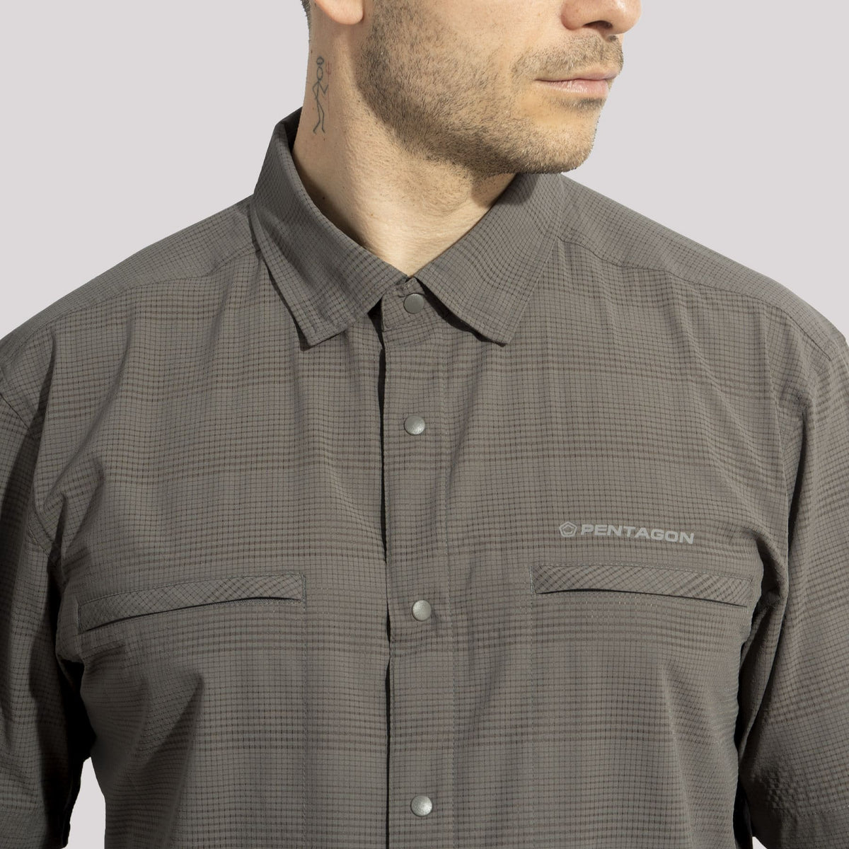 Pentagon Ripple Sunproof Shirt, Khaki
