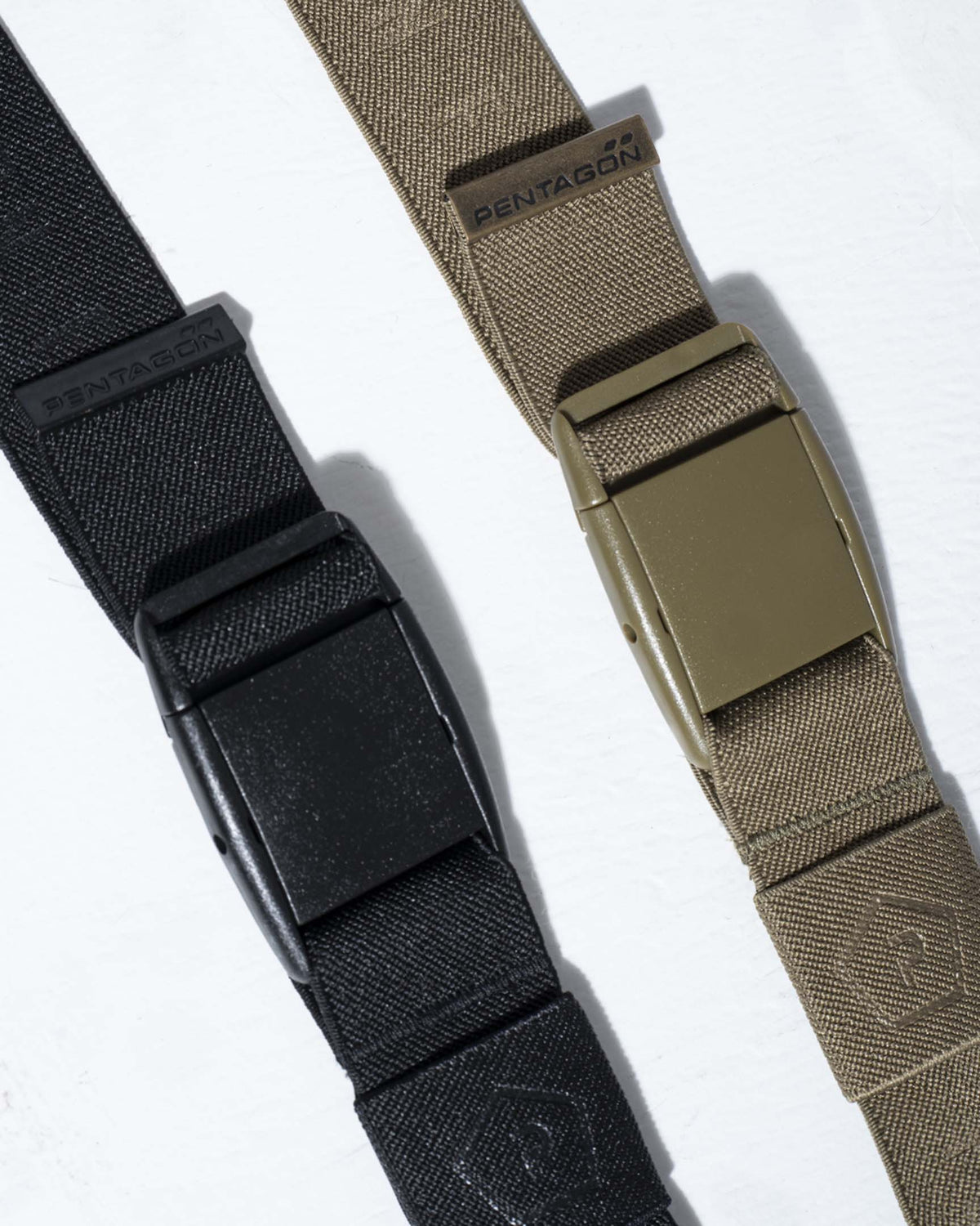Pentagon Hemantas elastični pas 3,8cm, črn