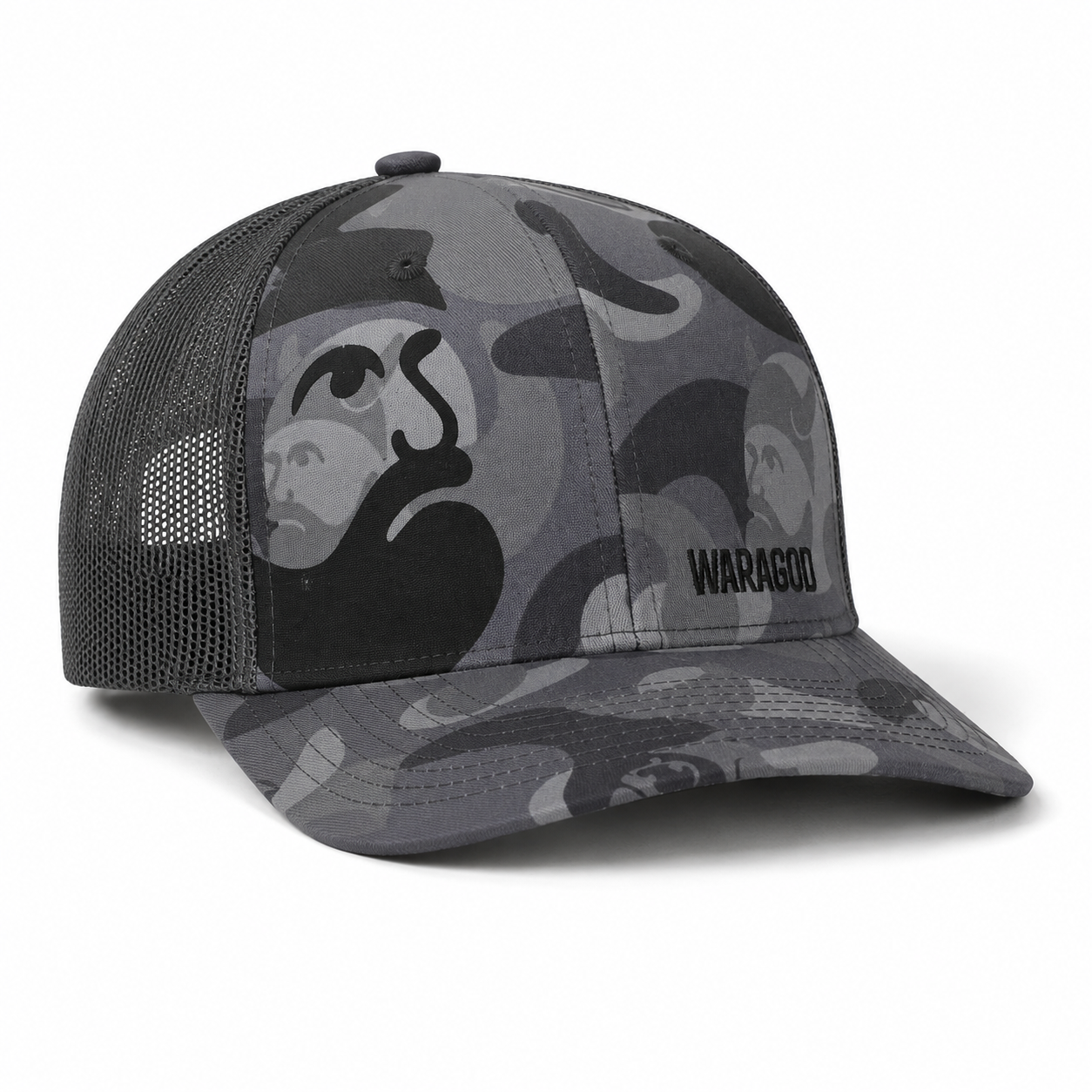 WARAGOD Joküll Cap, Grey Camo
