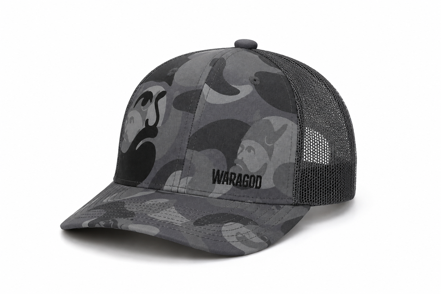 WARAGOD Joküll Cap, Grey Camo