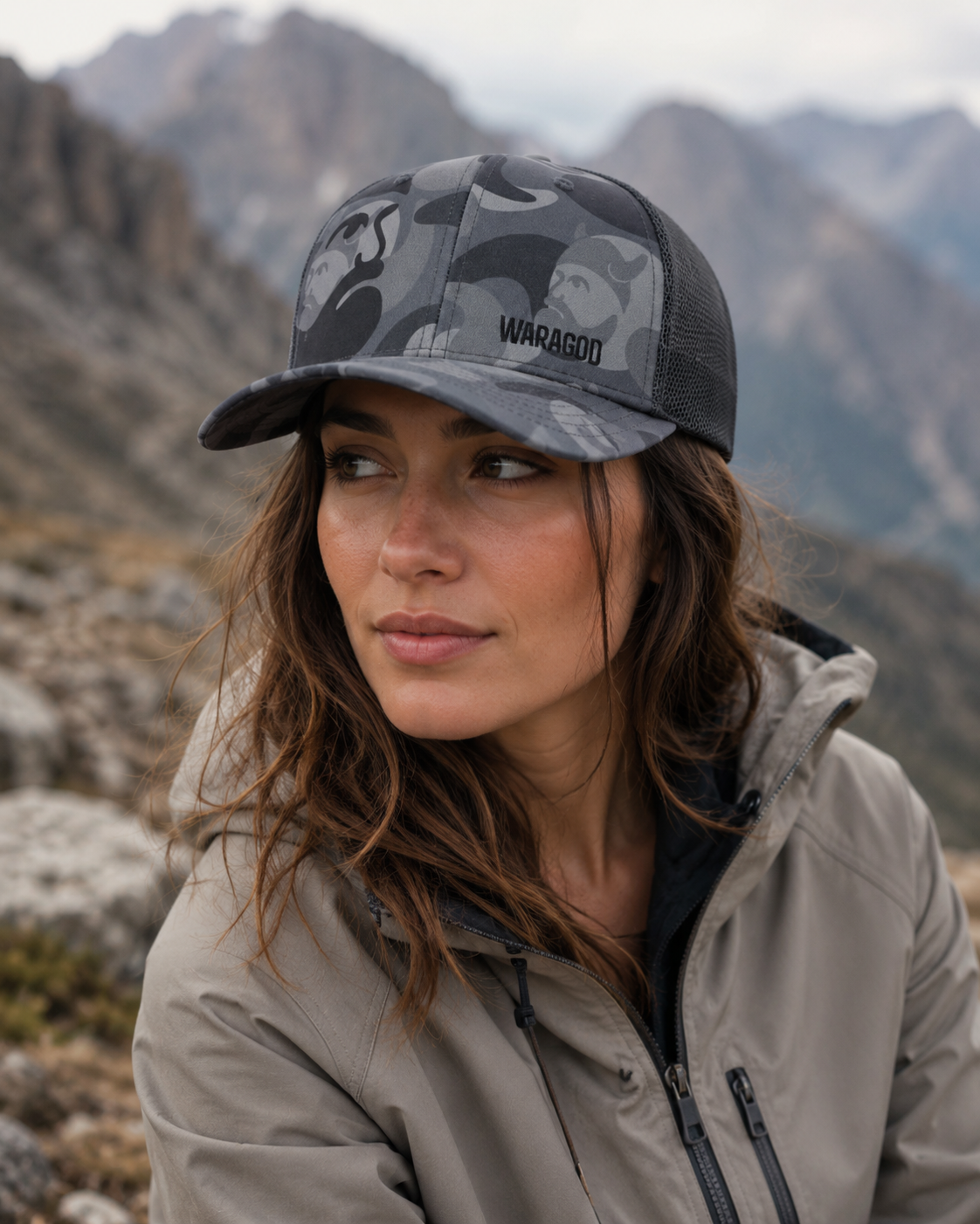 WARAGOD Joküll kapa, greycamo