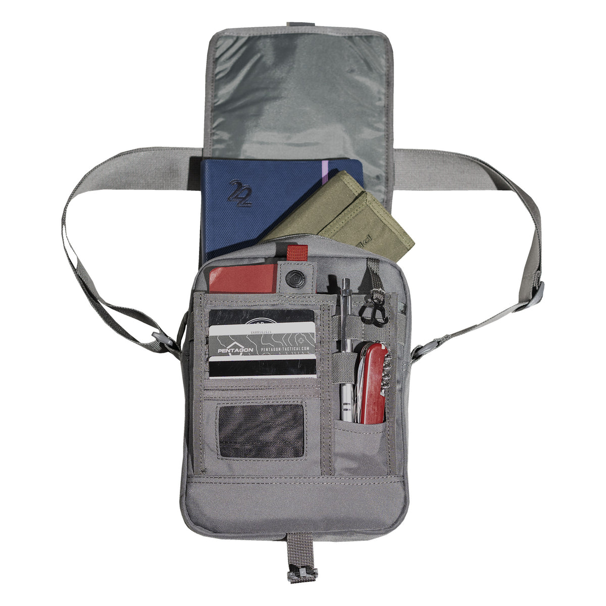 Pentagon Messenger Shoulder Bag, Coyote